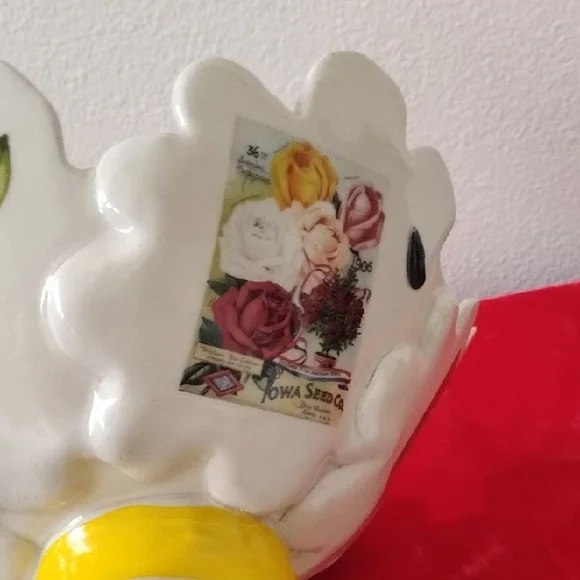 NWOT Floral Ceramic Bowl - Picture 6 of 11